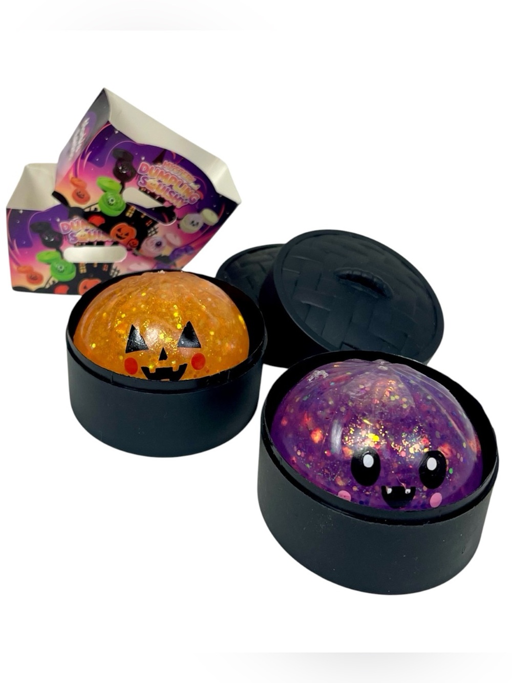Halloween Pumpkin Mini Dumpling Squishies